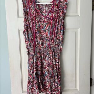 Natural Life Sleeveless Floral Dress